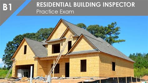 residential building inspector certification exam